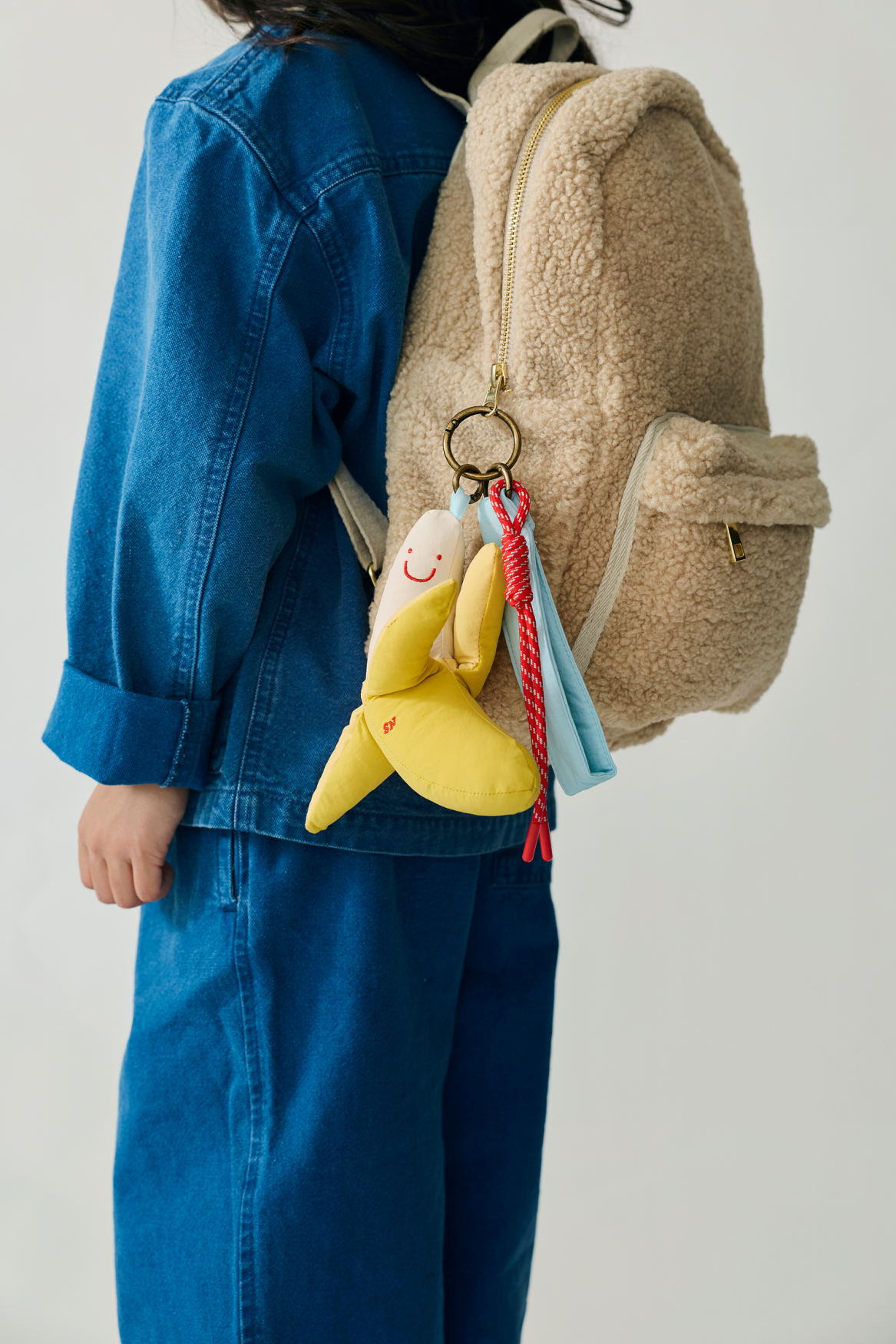 Studio Noos Bag Charm Banana Taschenanhänger Gelb
