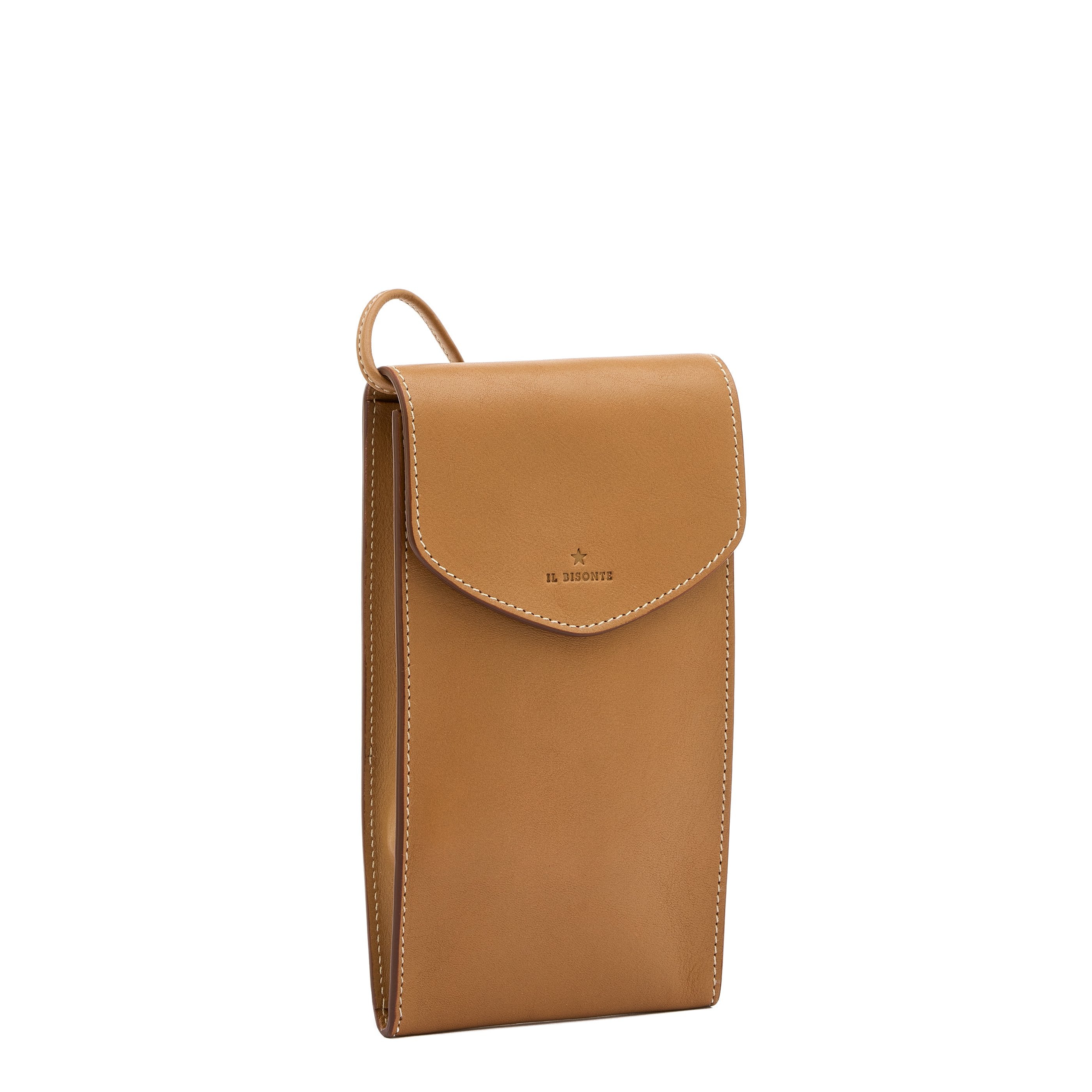 Il Bisonte Bigallo Handytasche Gianduia Vollleder