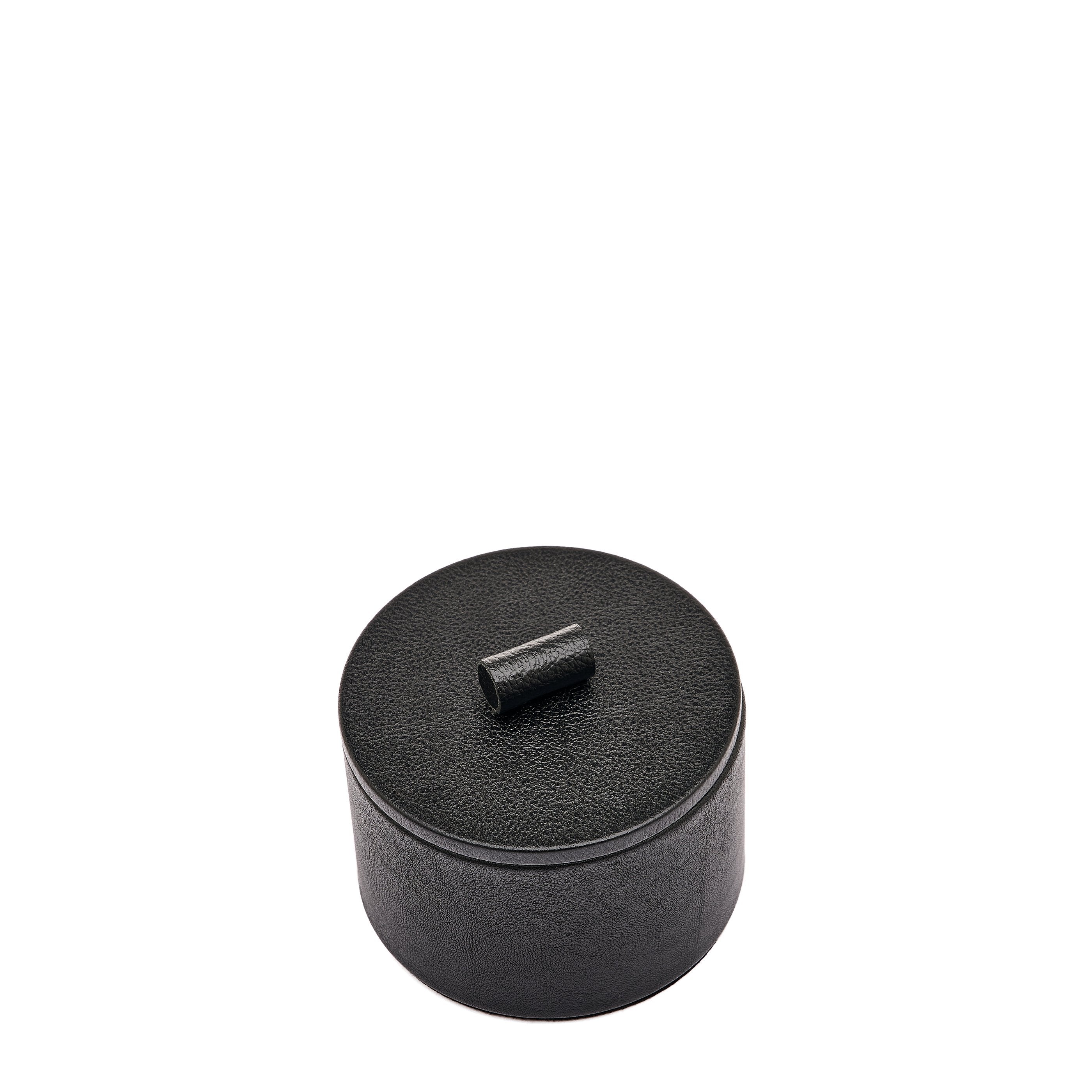 Il Bisonte Home Schmuckbox Leder schwarz mit Holz