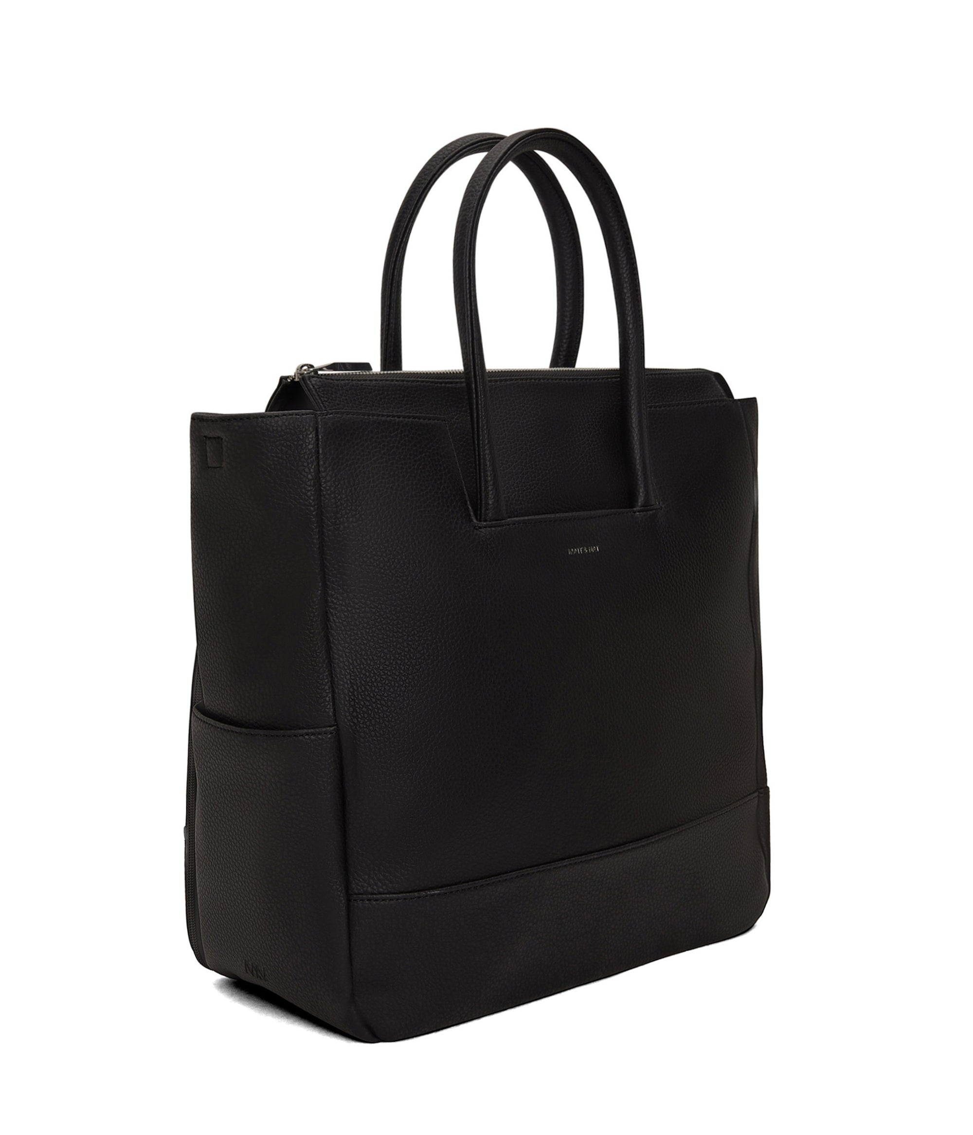 Matt & Nat Purity Percio Wickeltasche Schwarz groß
