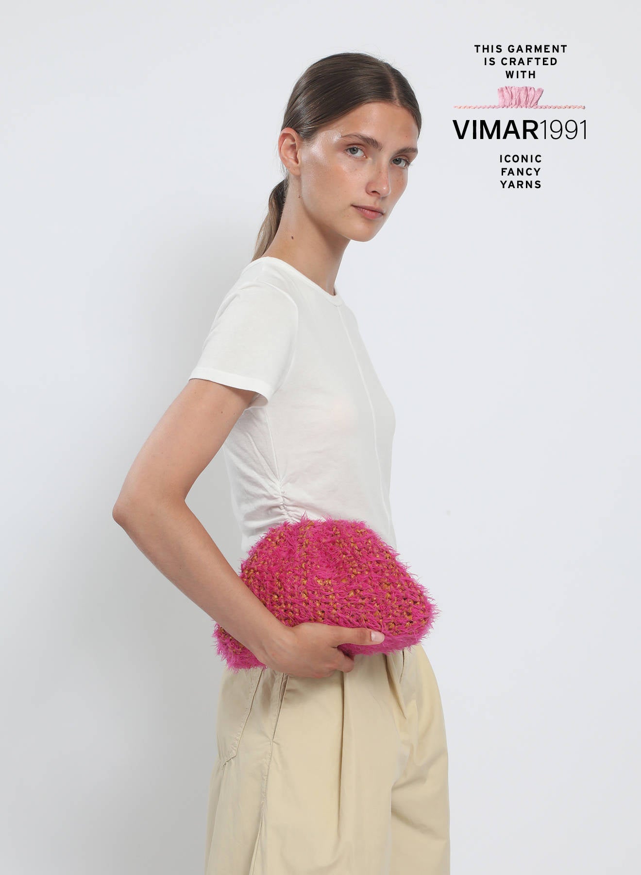 Maria la Rosa Silva WBS26.36 Clutch limette Strick