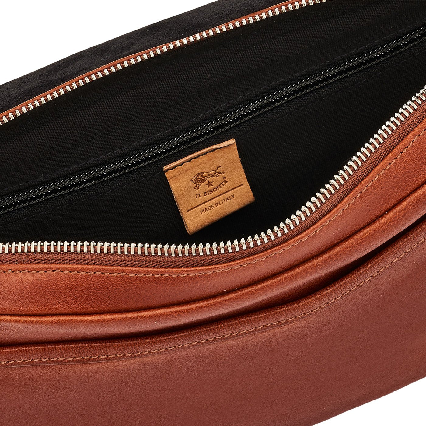 Il Bisonte Brolio Bauchtasche Vollleder Seppia