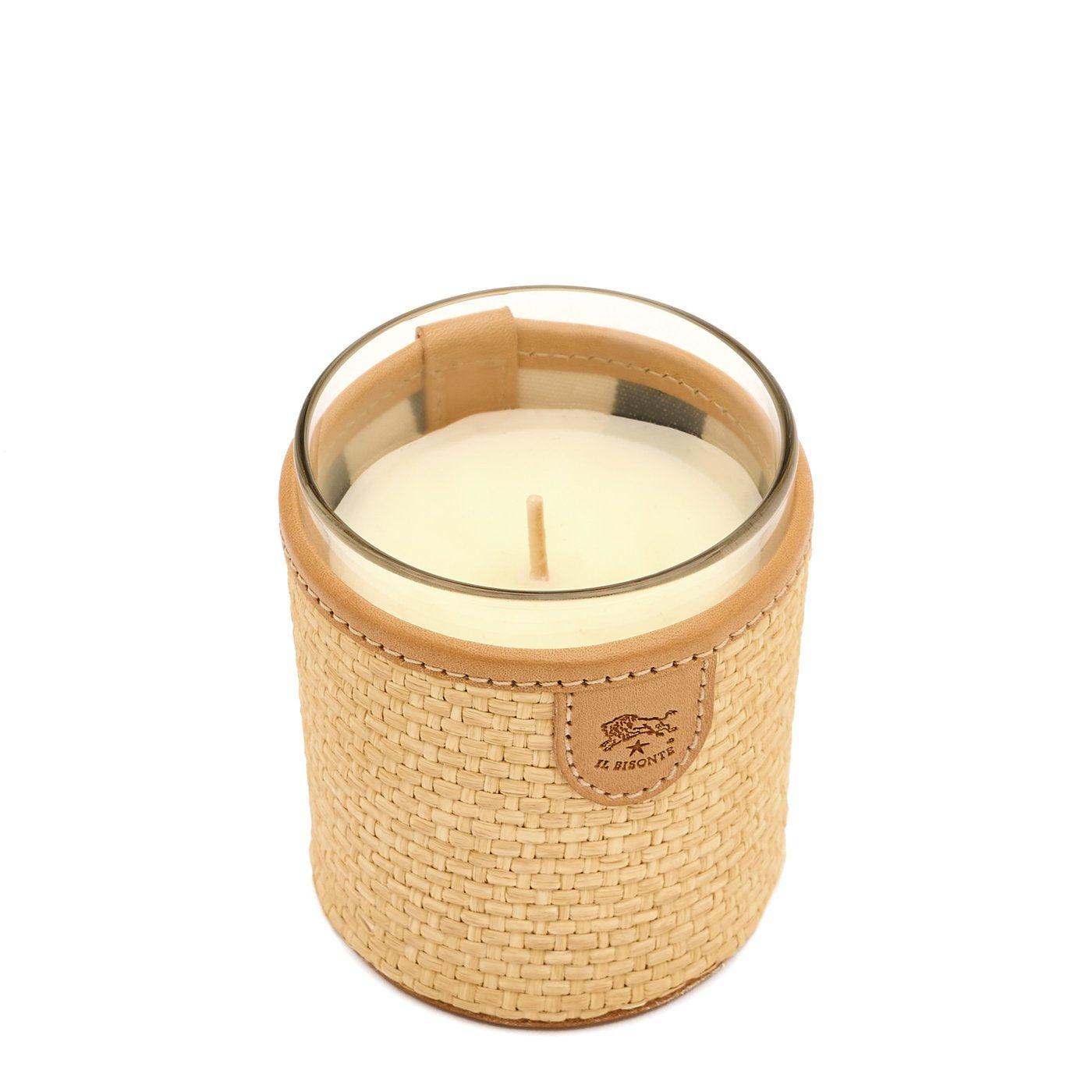 Il Bisonte Home Duftkerze Beige Vanille Glas