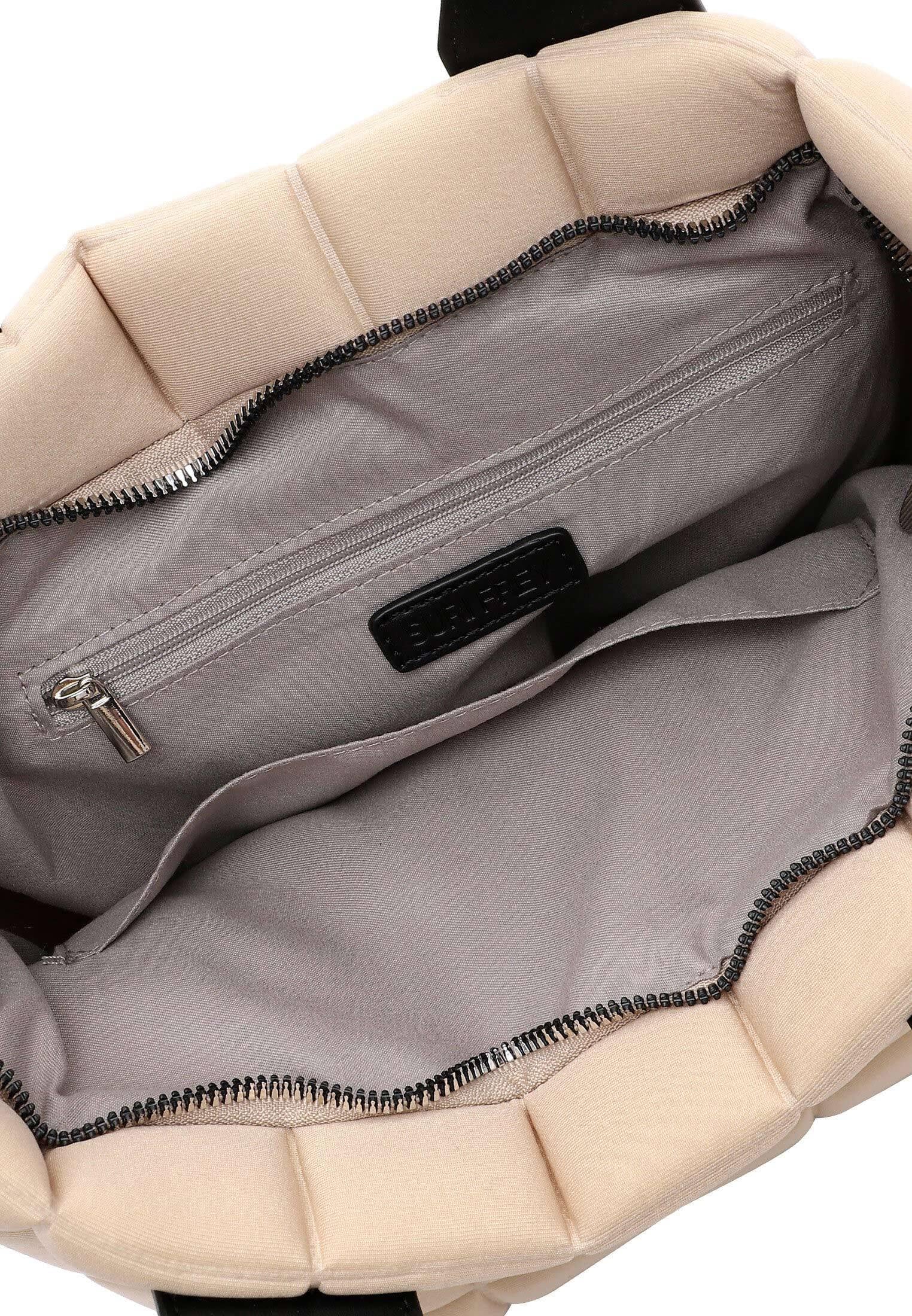 SURI FREY Jancy Backpack Rucksack Beige gesteppt
