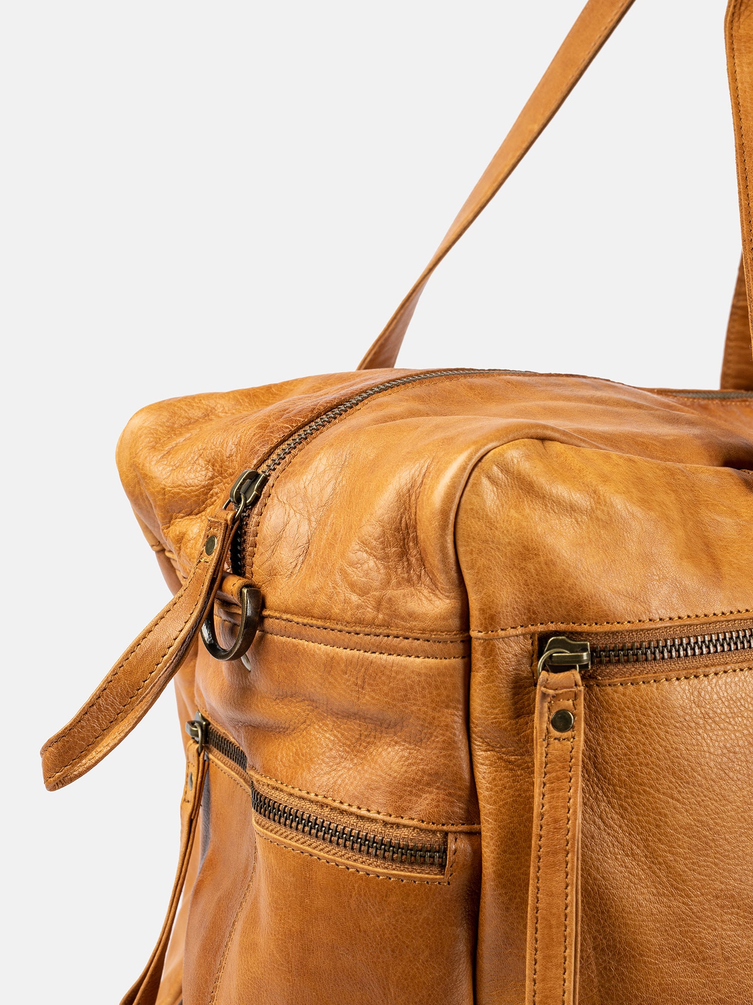 RE:DESIGNED Signe Urban Weekender Burned Tan Vollleder