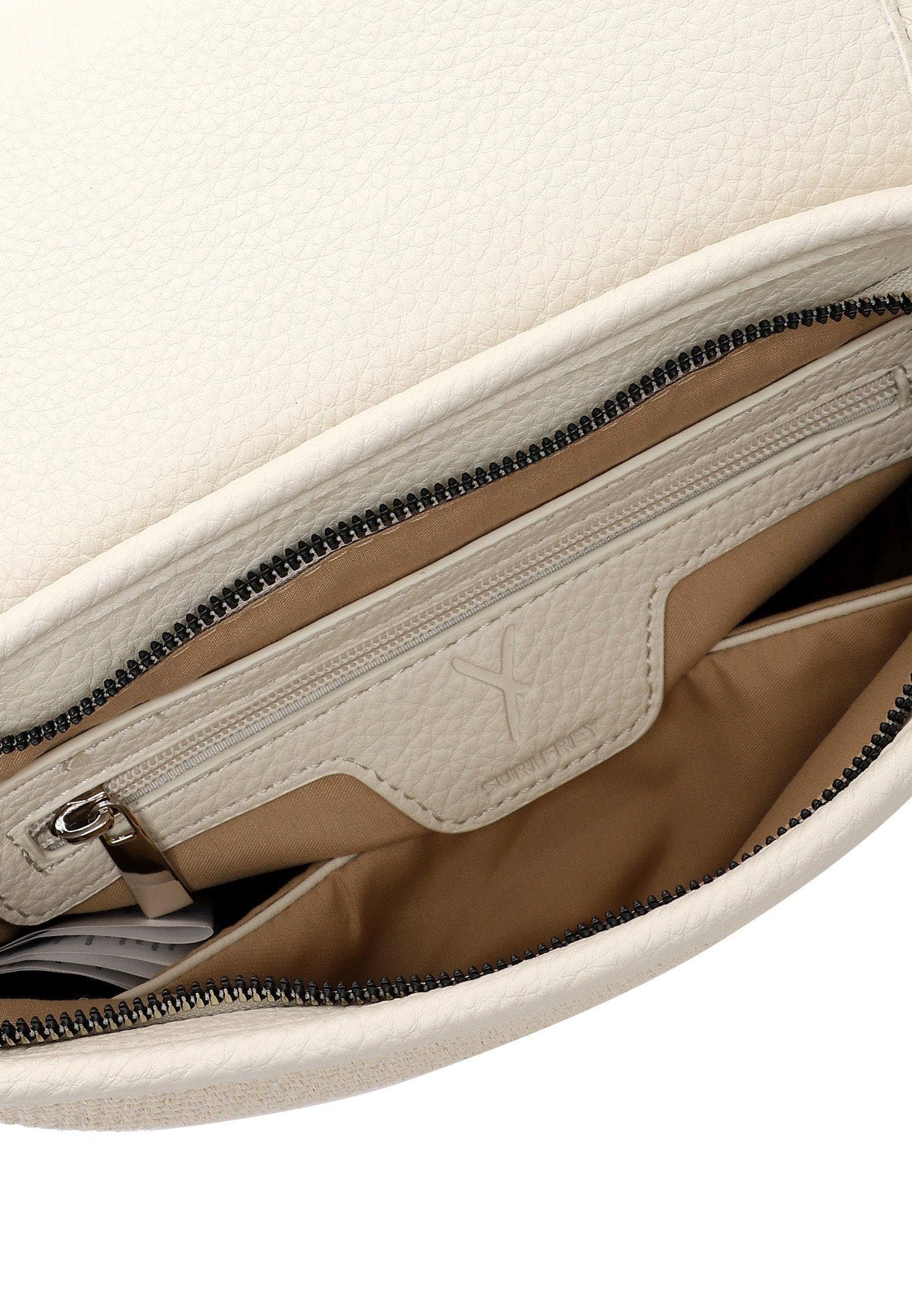 SURI FREY SFY Cady Schultertasche Ceramics Beige Magnetverschluss