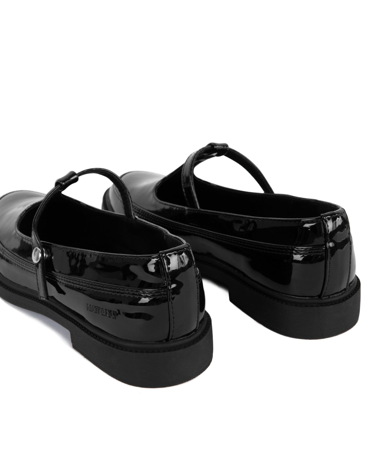 Matt & Nat Priya Loafer Schwarz Lack vegan