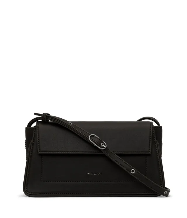 Matt & Nat Vintage Tal Umhängetasche Schwarz vegan
