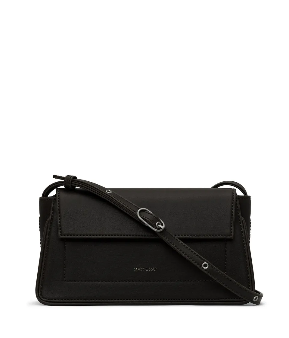 Matt & Nat Vintage Tal Umhängetasche Schwarz vegan