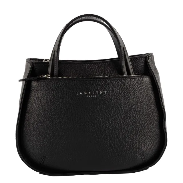 Lamarthe Fidèle S Crossbody Schwarz Vollleder