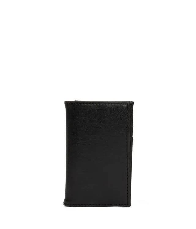 Matt & Nat Vintage York Kartenetui Schwarz slim