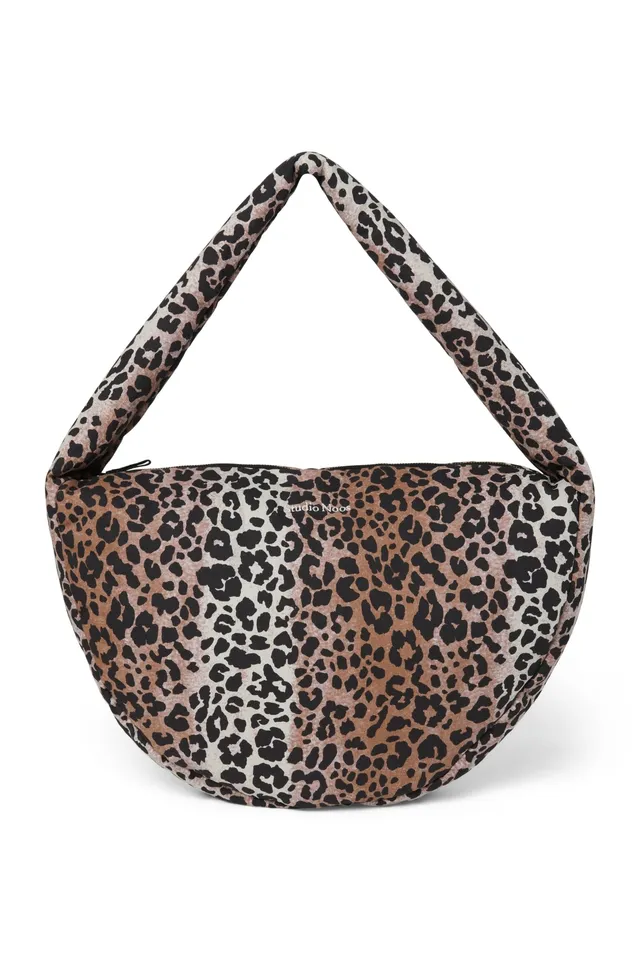 Studio Noos Soft Cotton Cross Body Bag Umhängetasche Hazel Leopard