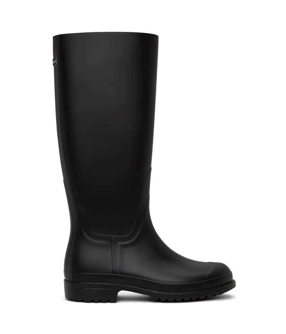 Matt & Nat Otoki Regenstiefel Damen Schwarz wasserdicht