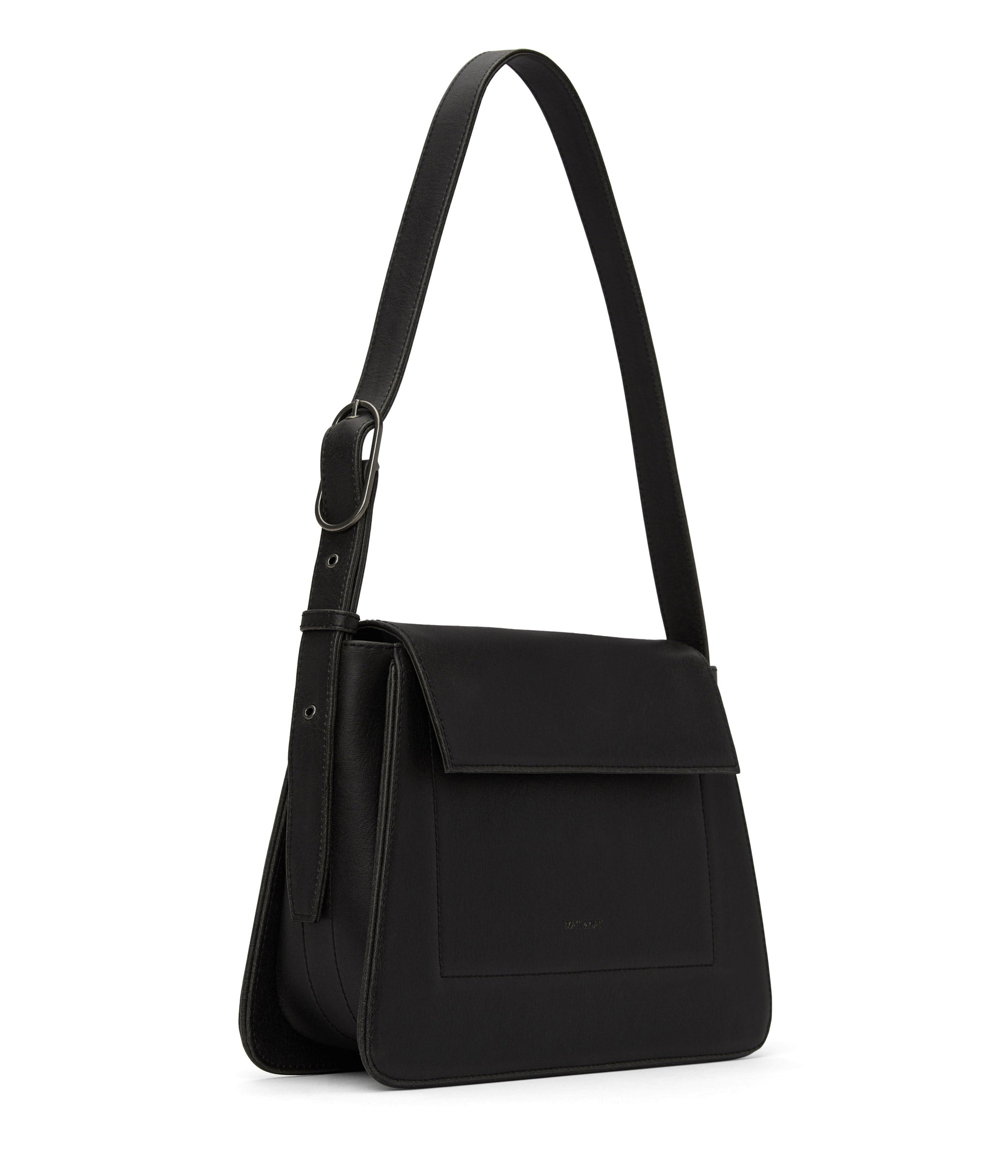 Matt & Nat Vintage Leia Schultertasche Schwarz vegan