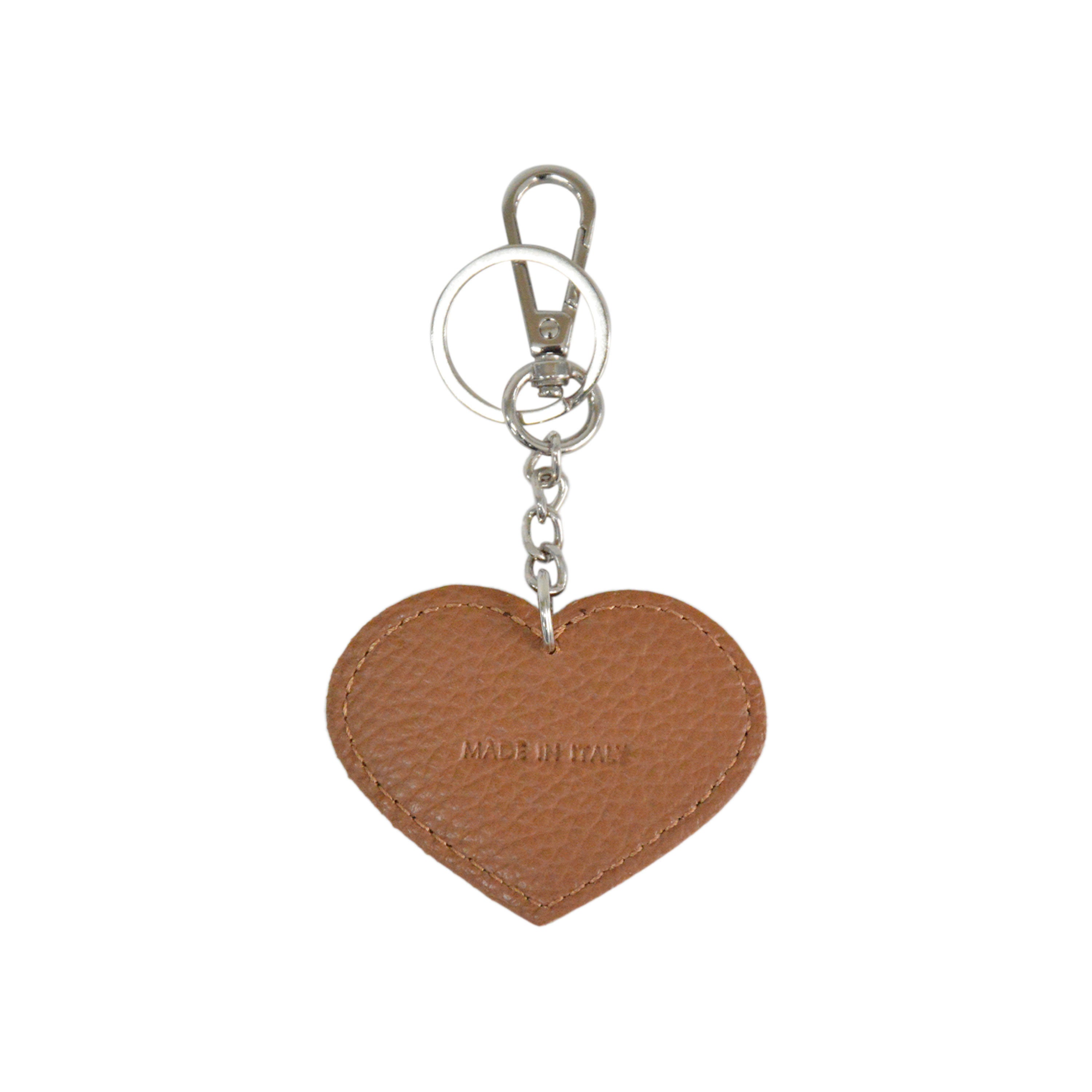 Lamarthe Cupidon Charms Schlüsselanhänger Cognac Vollleder