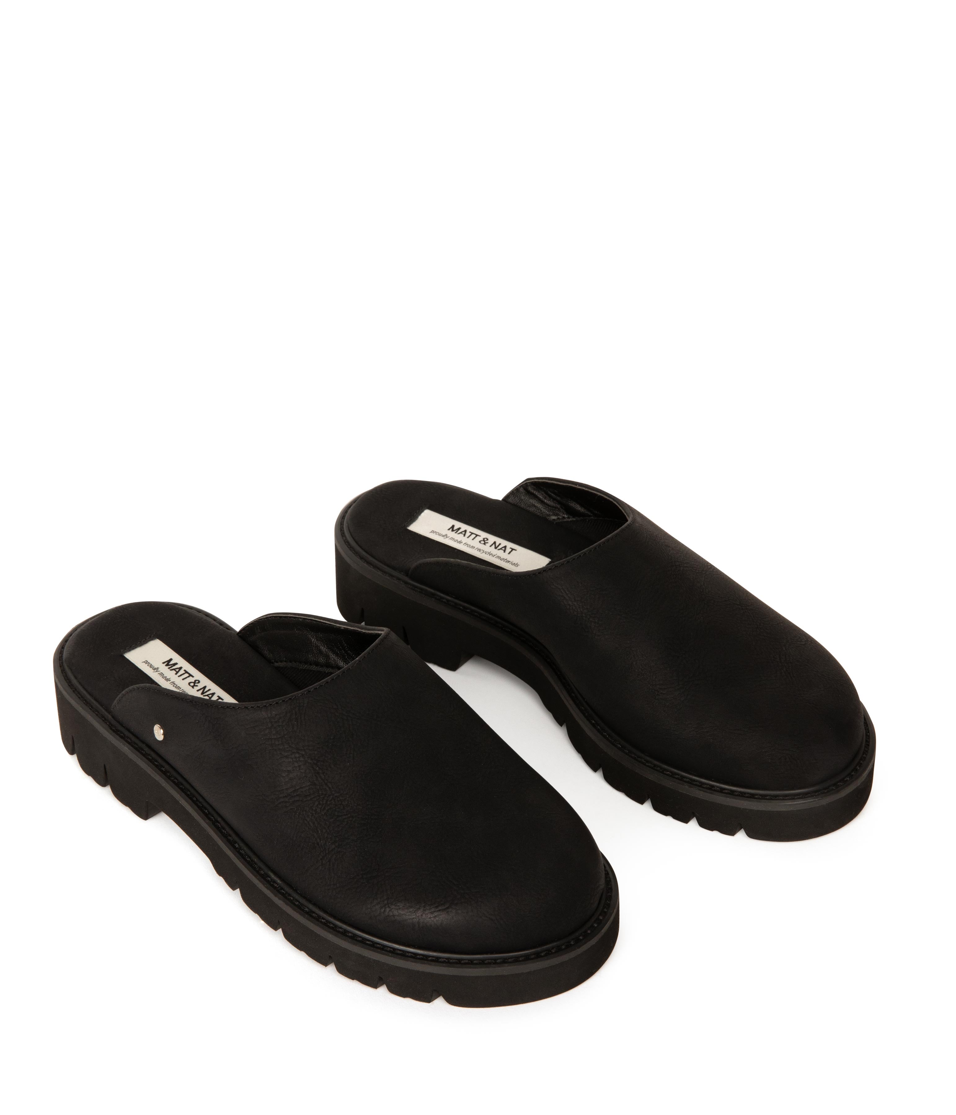 Matt & Nat Kira Mules Pantoletten schwarz vegan