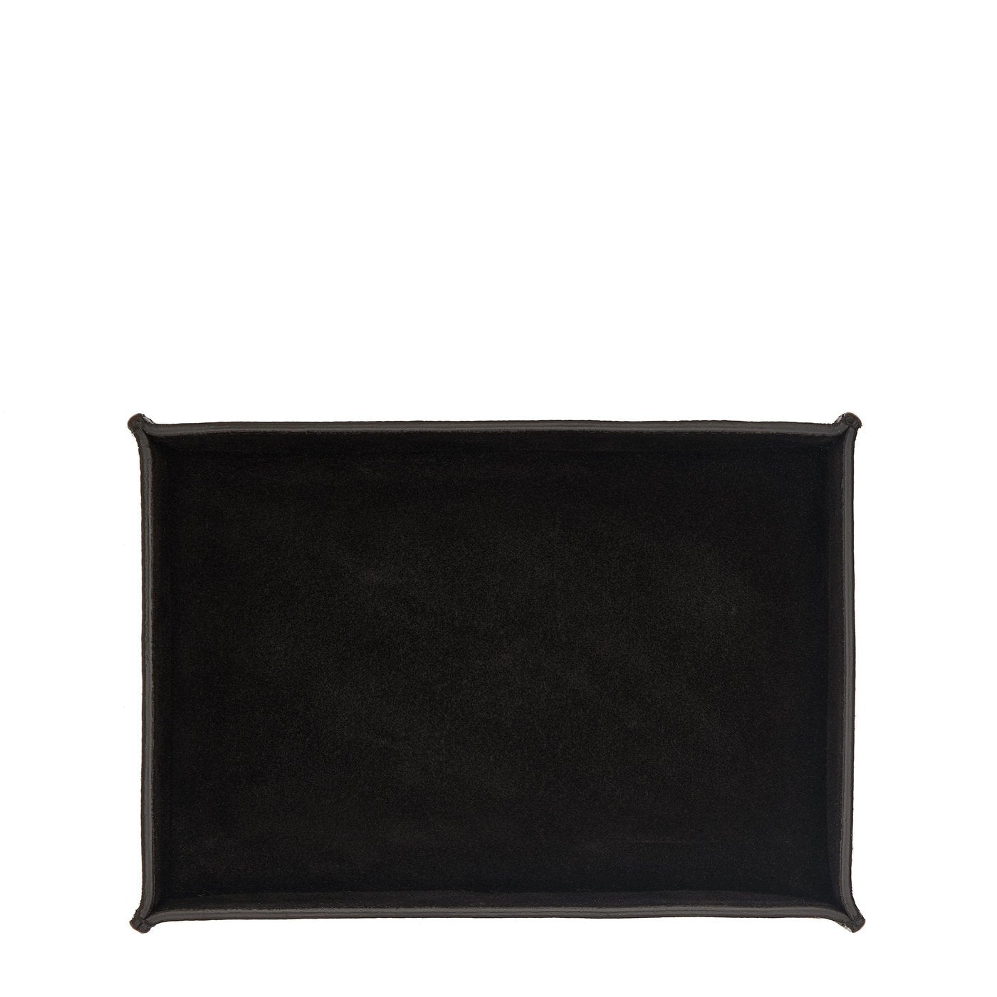 Il Bisonte Home Ablageschale Schwarz Vollleder