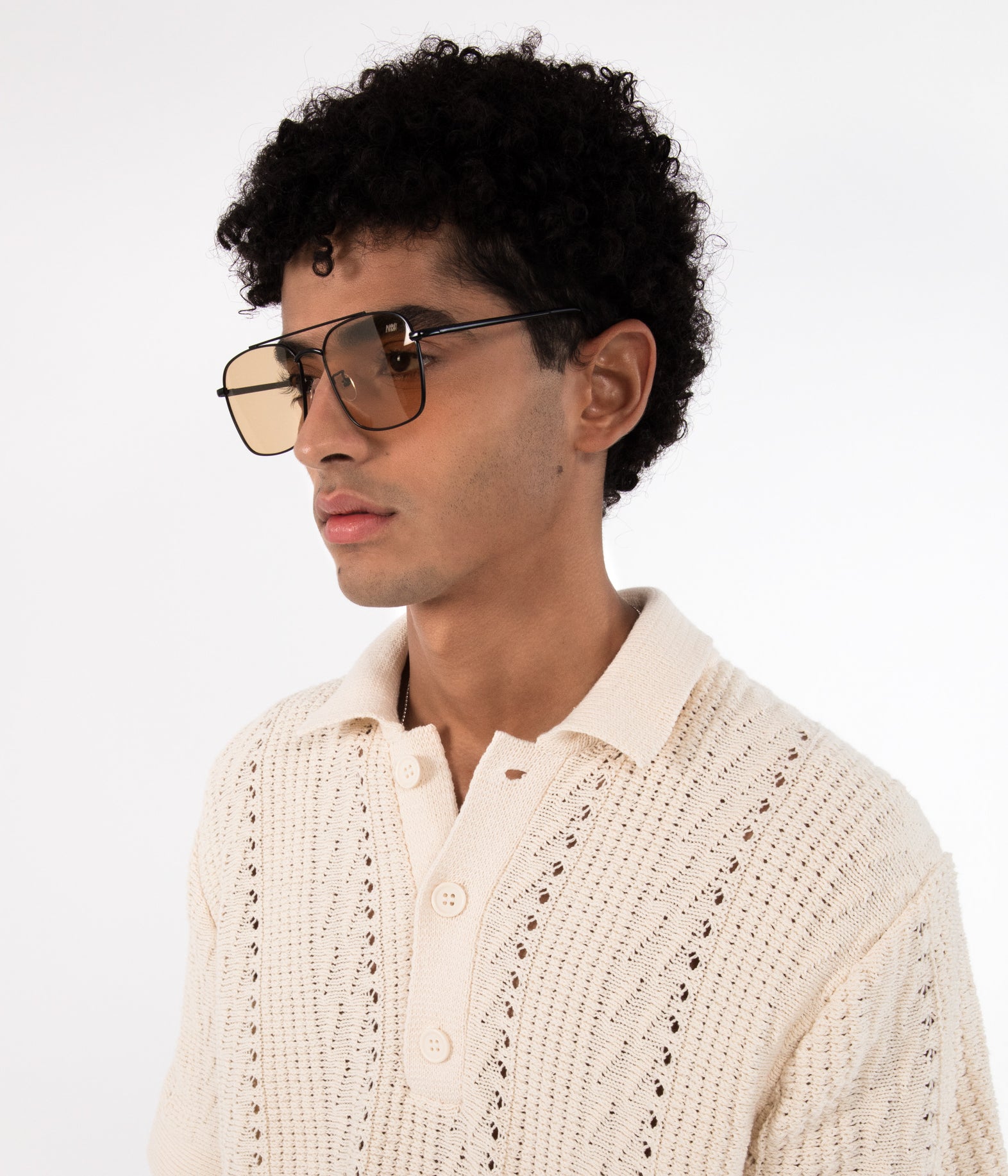 Matt & Nat Ruth Aviator Sonnenbrille schwarz polarisiert