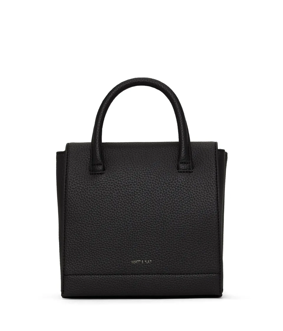 Matt & Nat Adelsm Purity Handtasche Schwarz klein