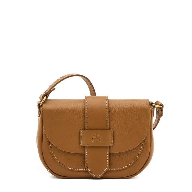 Il Bisonte Fausta Small Handtasche Gianduia Leder