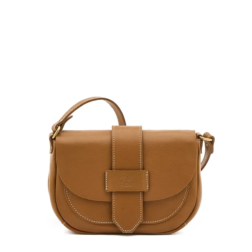 Il Bisonte Fausta Small Handtasche Gianduia Leder