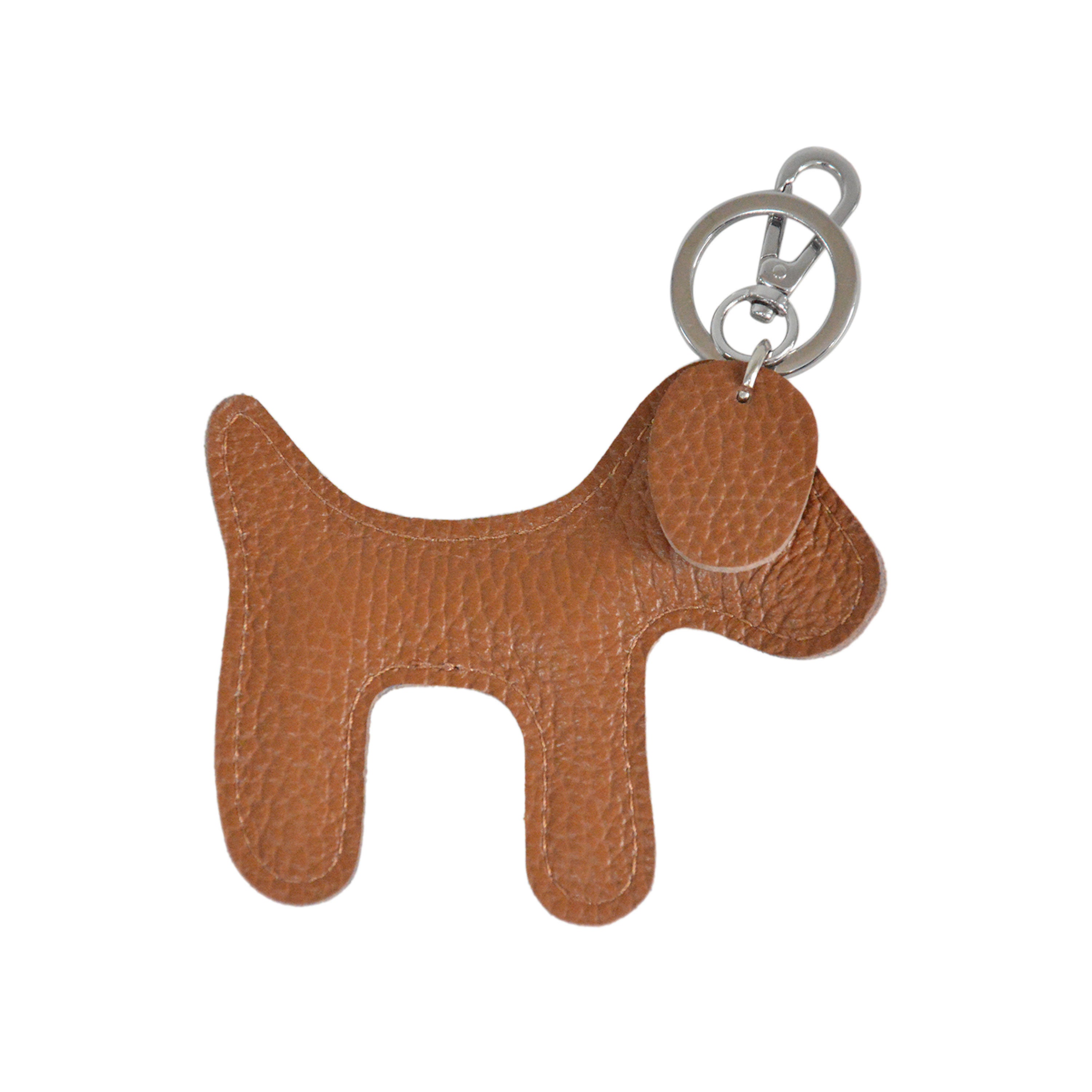 Lamarthe Cupidon Schlüsselanhänger Leder Cognac 10,5 cm