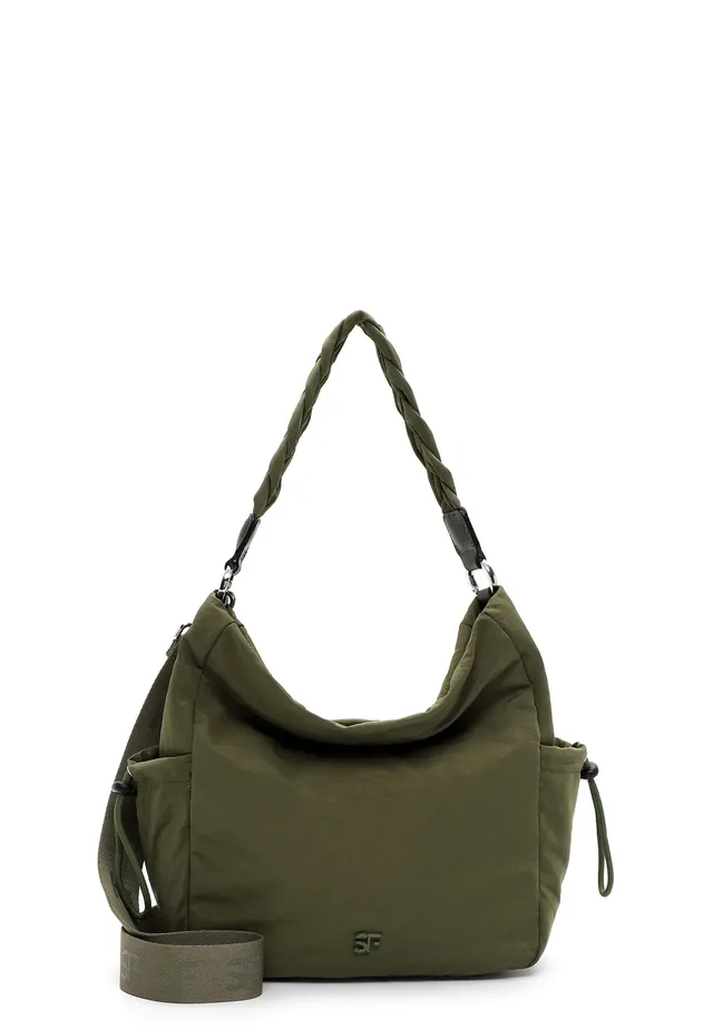 SURI FREY Abby Crossover Schultertasche Khaki 32cm