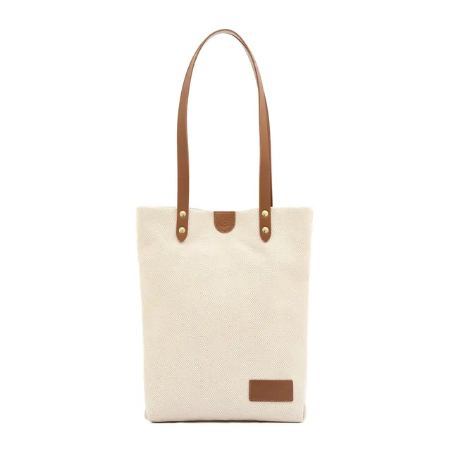 Il Bisonte The Florentine Shopper natur-schoko Canvas