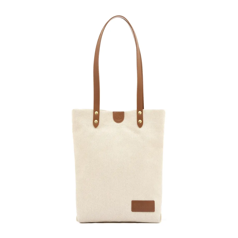 Il Bisonte The Florentine Shopper natur-schoko Canvas