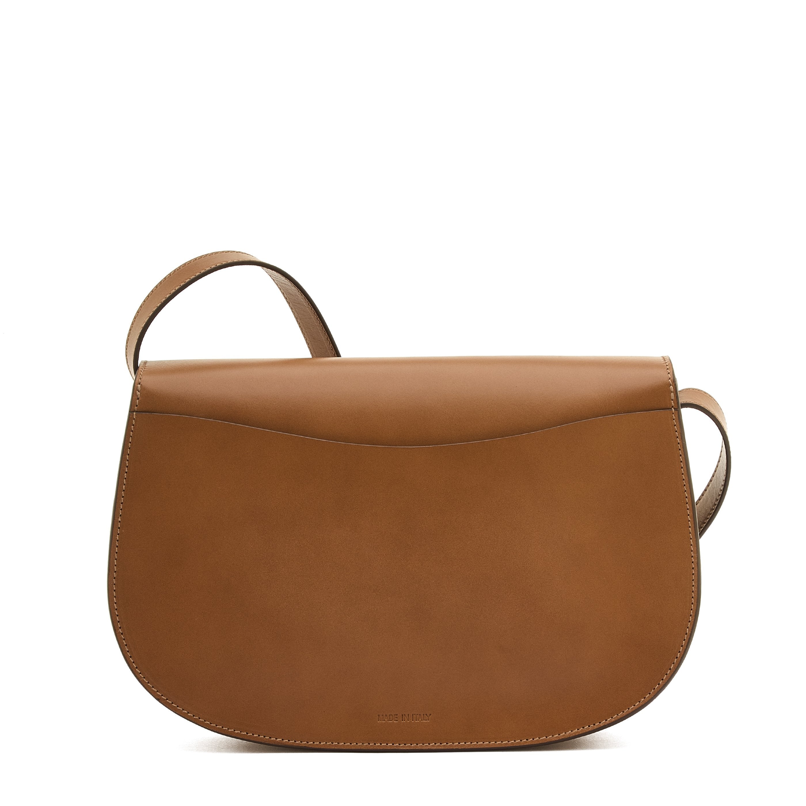 Il Bisonte Atelier Schultertasche Schoko Leder
