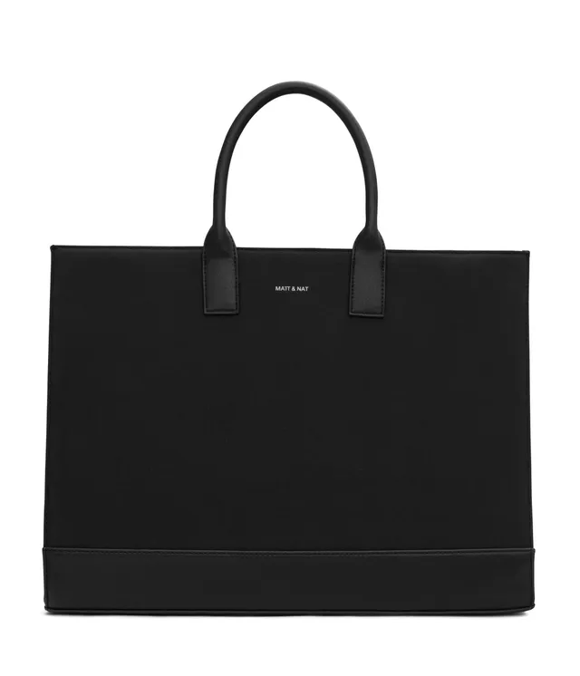 Matt & Nat Canvas Joi Shopper Schwarz Canvas