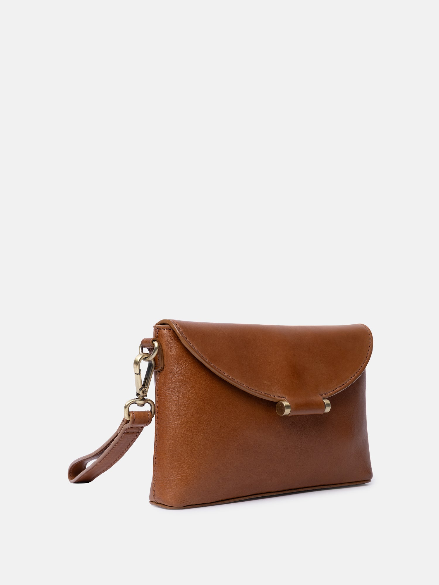 RE:DESIGNED Sonia 6675 Clutch Tan Vollleder
