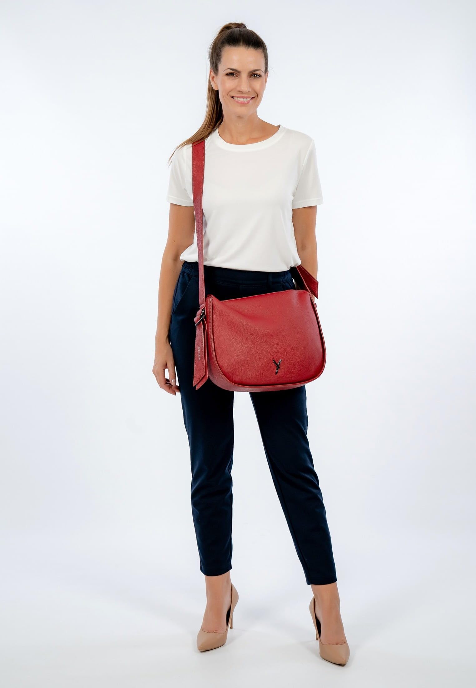 SURI FREY Gitty Shoulderbag Darkred Umhängetasche