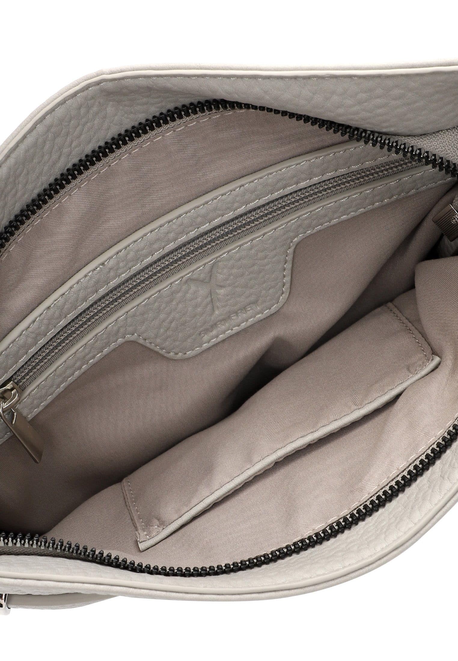 SURI FREY Leony Crossover Bag Umhängetasche Hellgrau