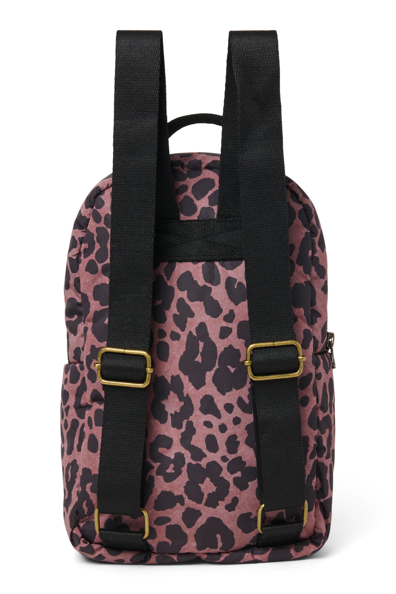 Studio Noos Puffy Mini Backpack Red Leopard Rucksack