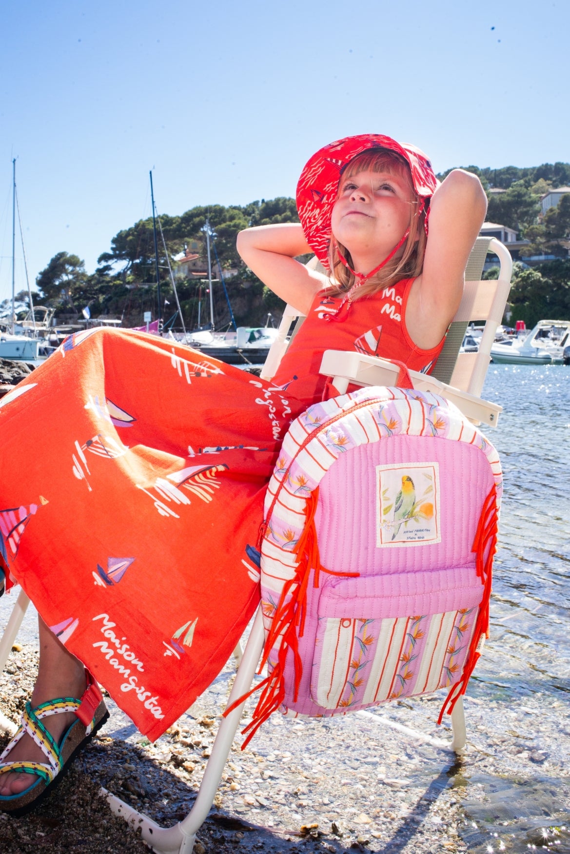 Studio Noos Midi Rucksack Birds für Schulkinder 5-10
