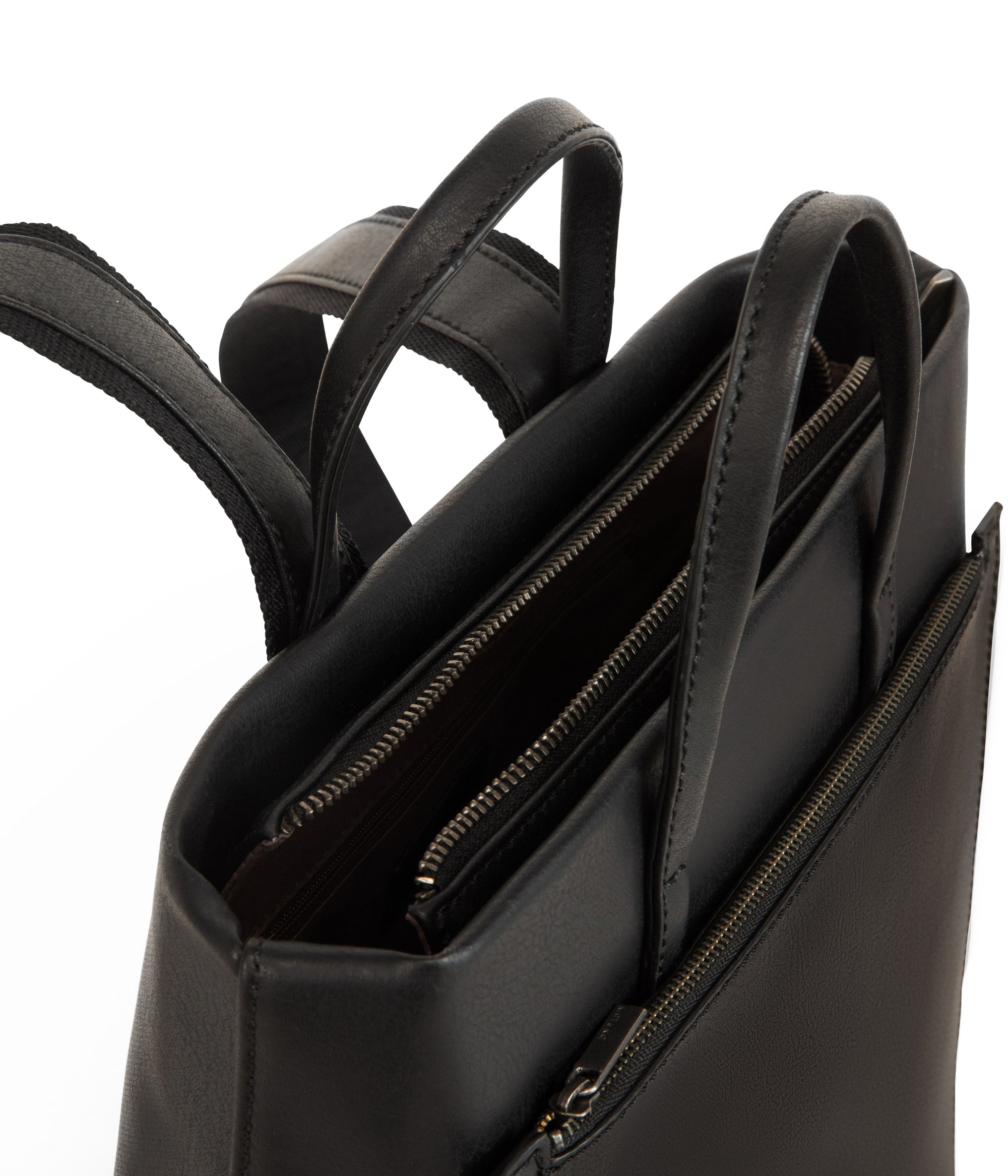Matt & Nat Milan Arbor Rucksack Schwarz 11 Zoll vegan