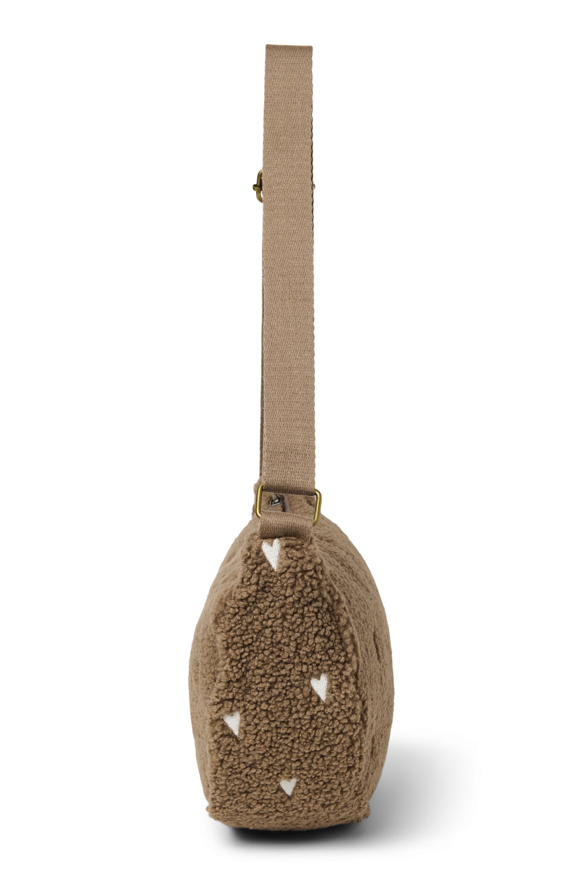 Studio Noos Teddy Bauchtasche Braun Herzen Damen