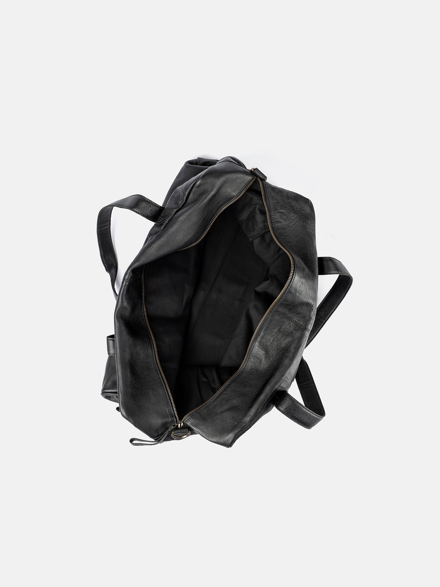 RE:DESIGNED Signe Urban 4959 Weekender Schwarz Vollleder