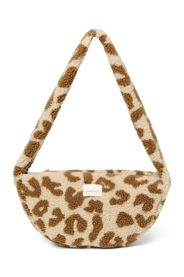 Studio Noos Teddy Mini Cross Body Bag Umhängetasche Leopard
