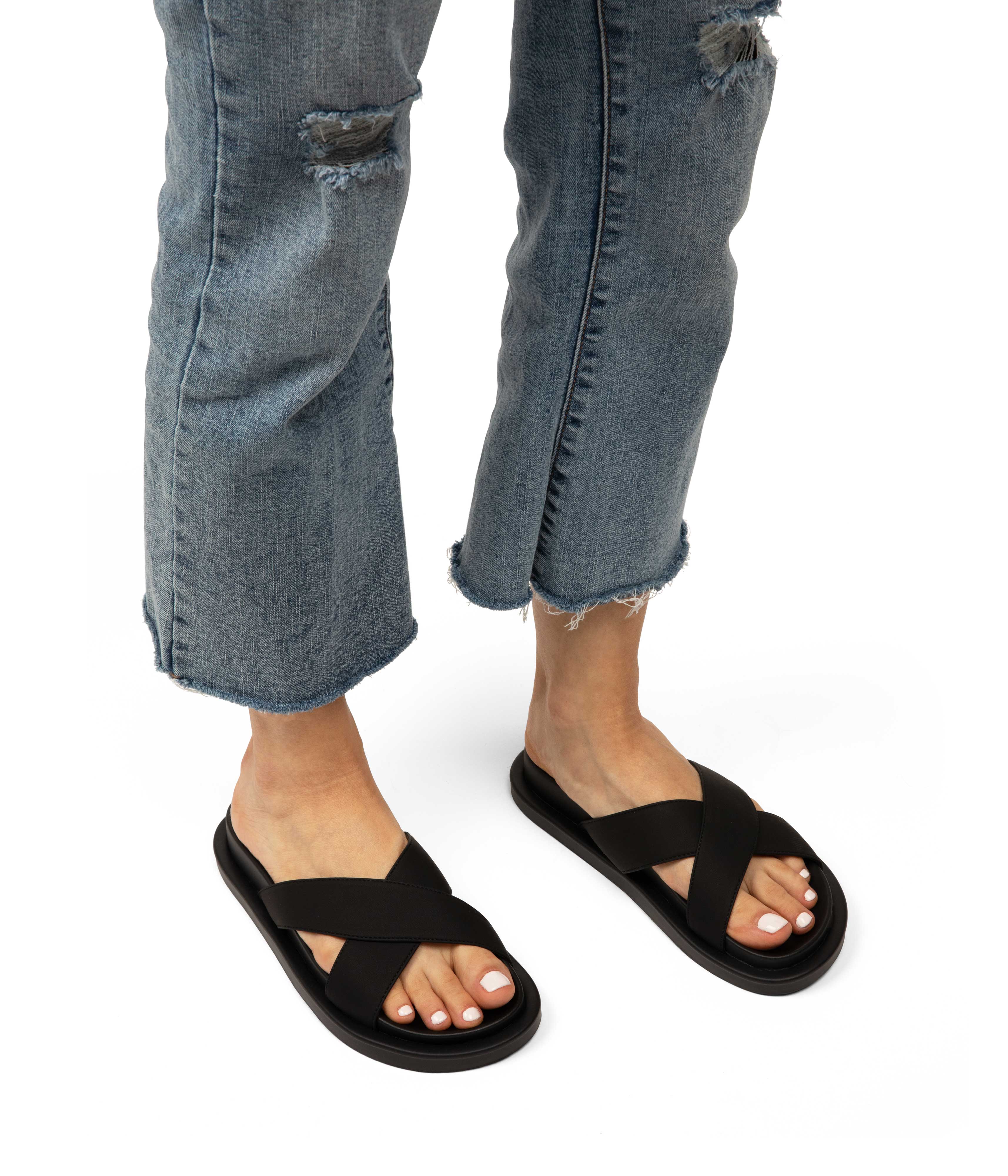 Matt & Nat ALVERA Sandalen Schwarz vegan Größe 36-41