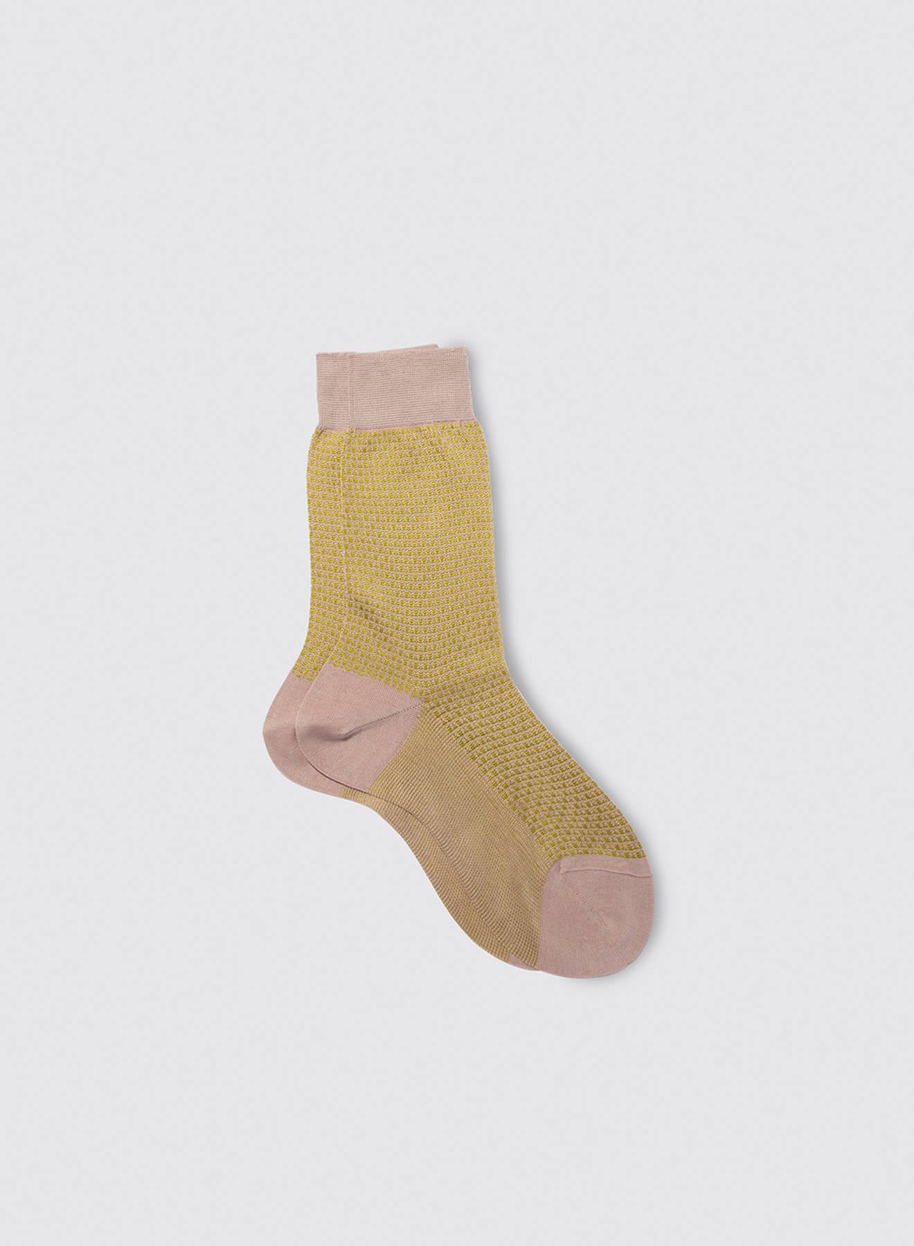 Maria la Rosa WSS25.33 Socken Lime Baumwolle Seide OS