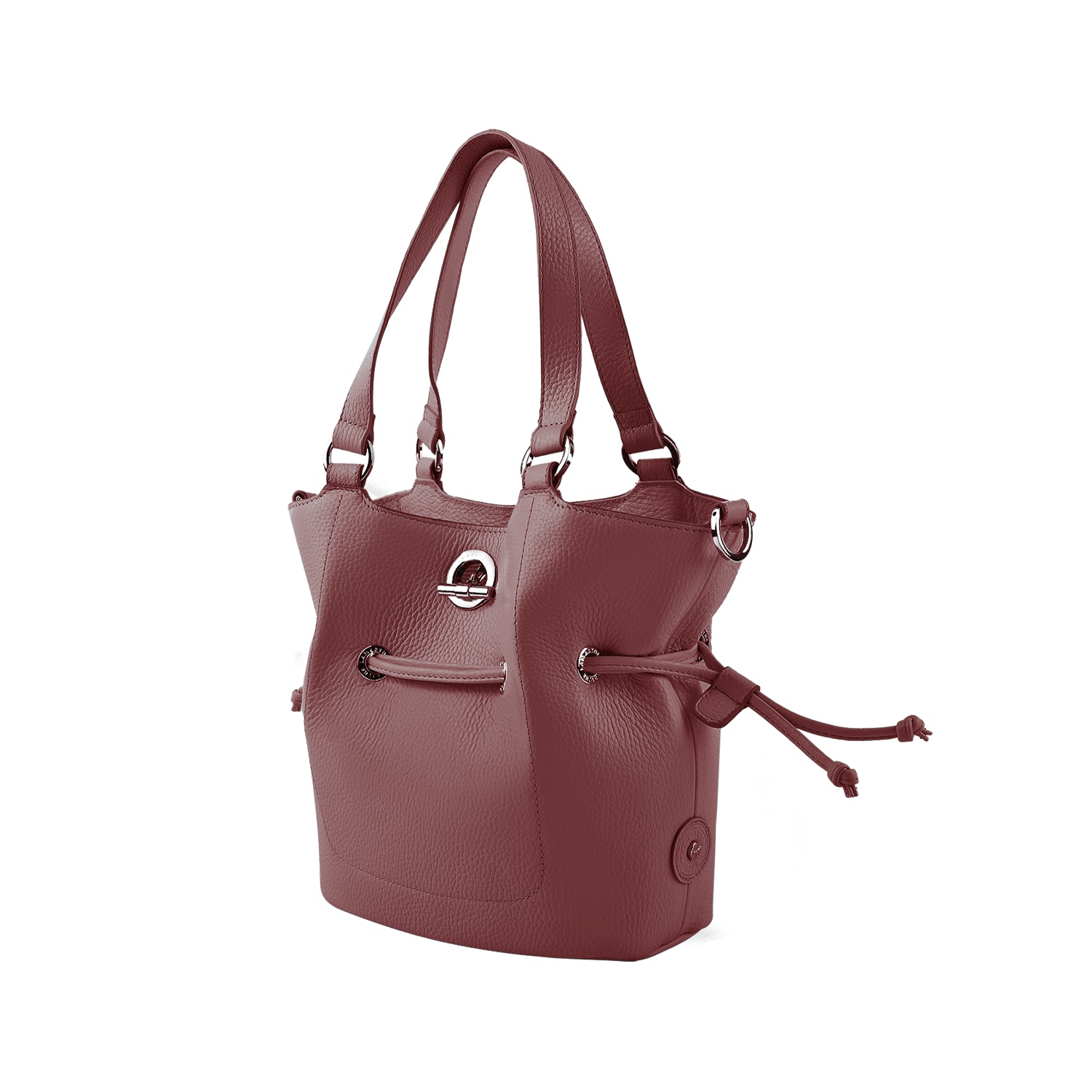 Lamarthe Paris S Handtasche Bordeaux Vollleder