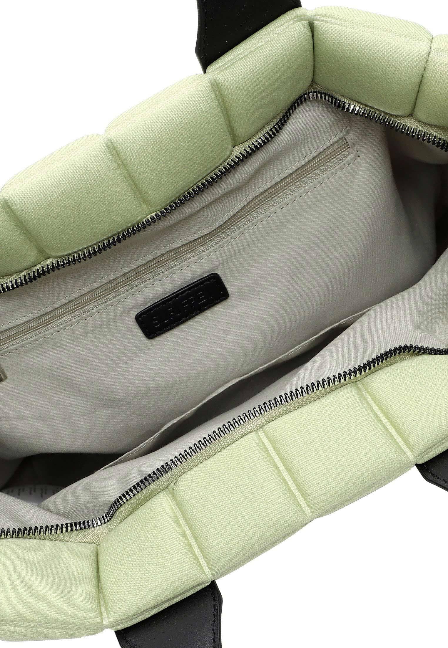 SURI FREY Jancy Cityshopper M Schultertasche Pistachio gesteppt