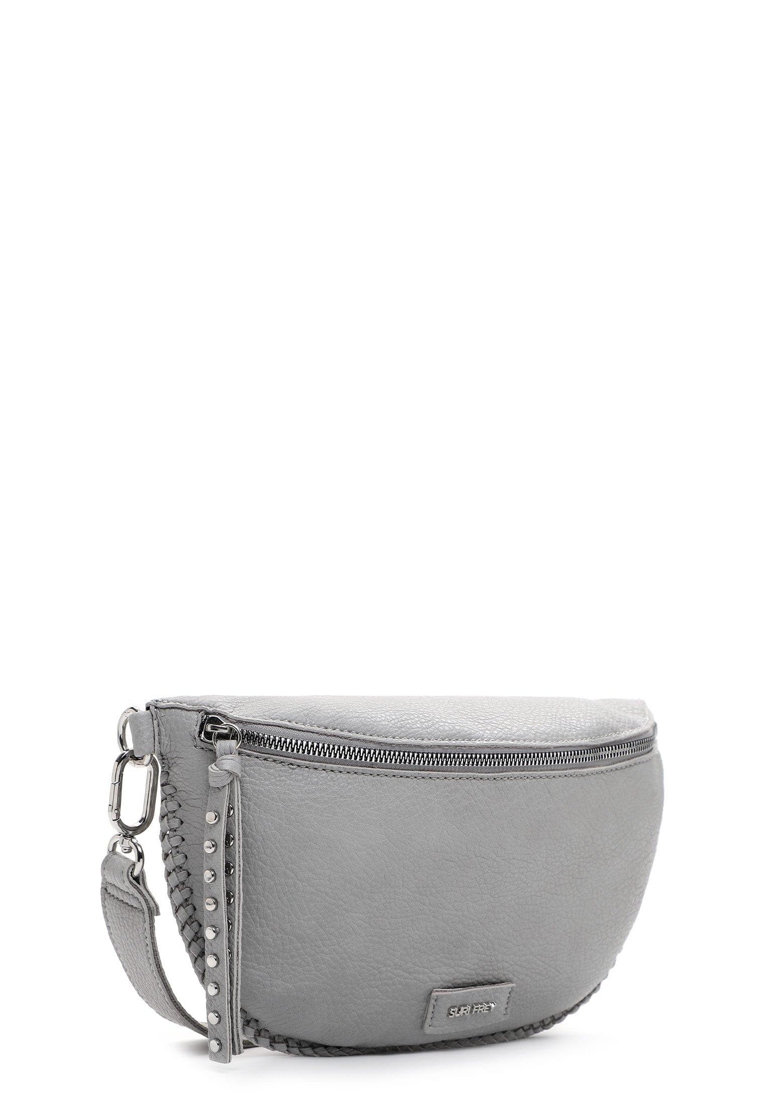 SURI FREY Franzy Handbag with Zipper Umhängetasche Hellgrau