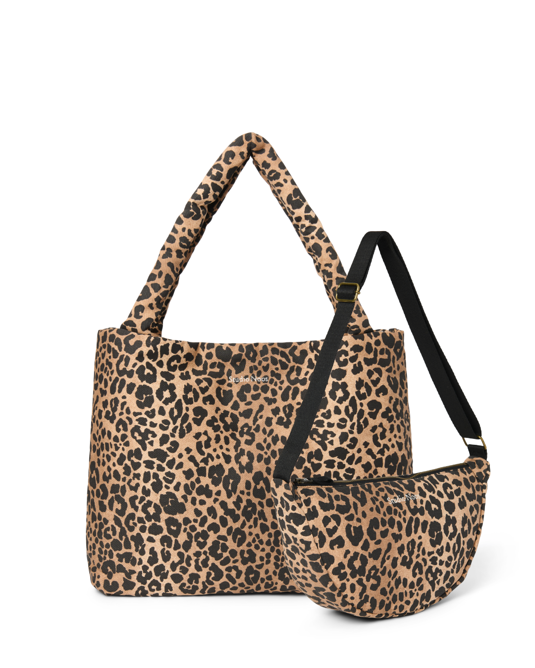 Studio Noos Essential Gift Set Mom Bag Leo Braun + Bauchtasche
