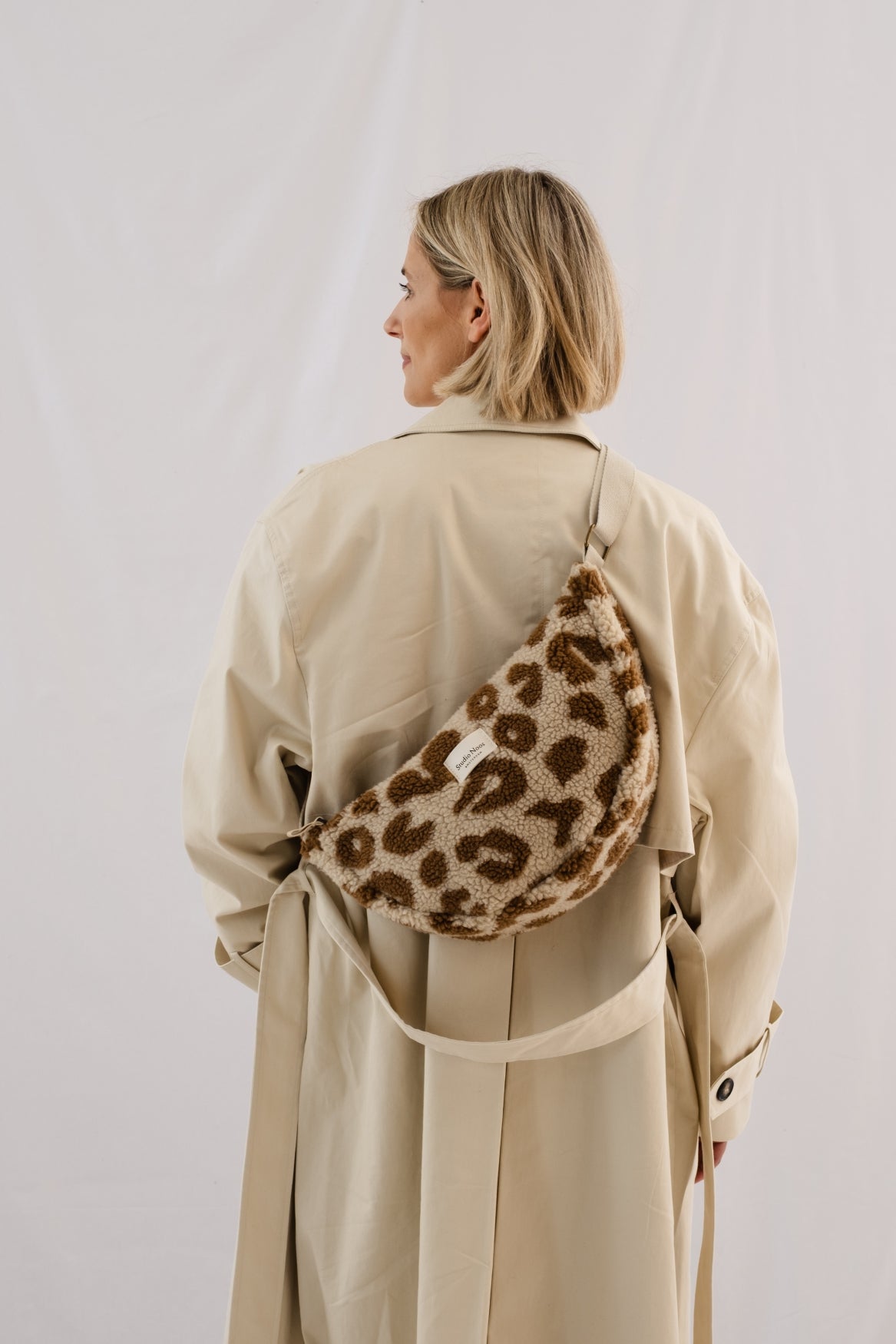 Studio Noos Teddy Adult Fanny Pack Leopard Bauchtasche