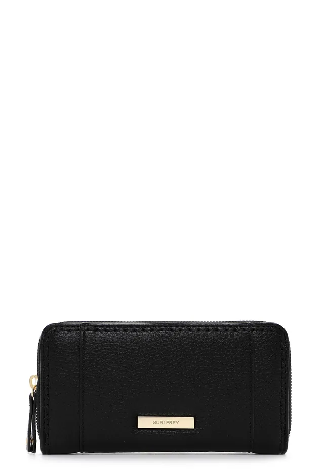 SURI FREY Ginny Zip Around Wallet Geldbörse Schwarz