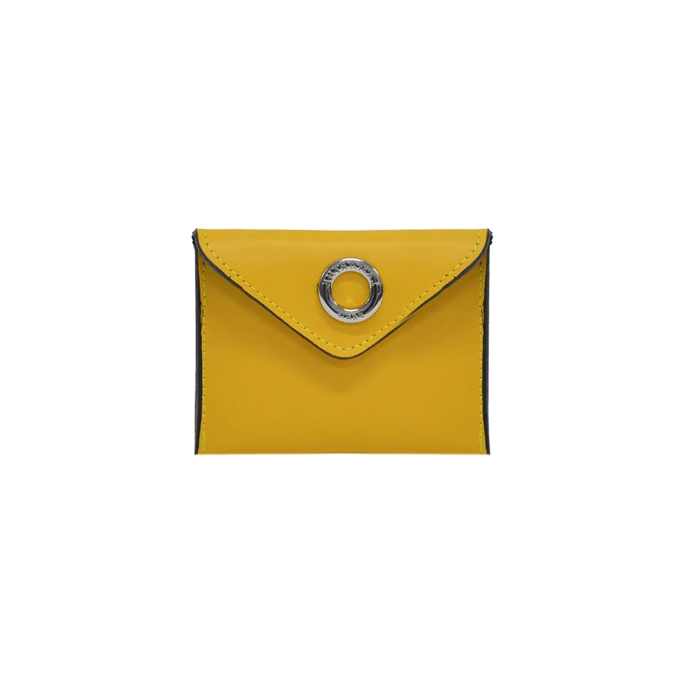 Lamarthe Glamour Clutch gelb Rindsleder