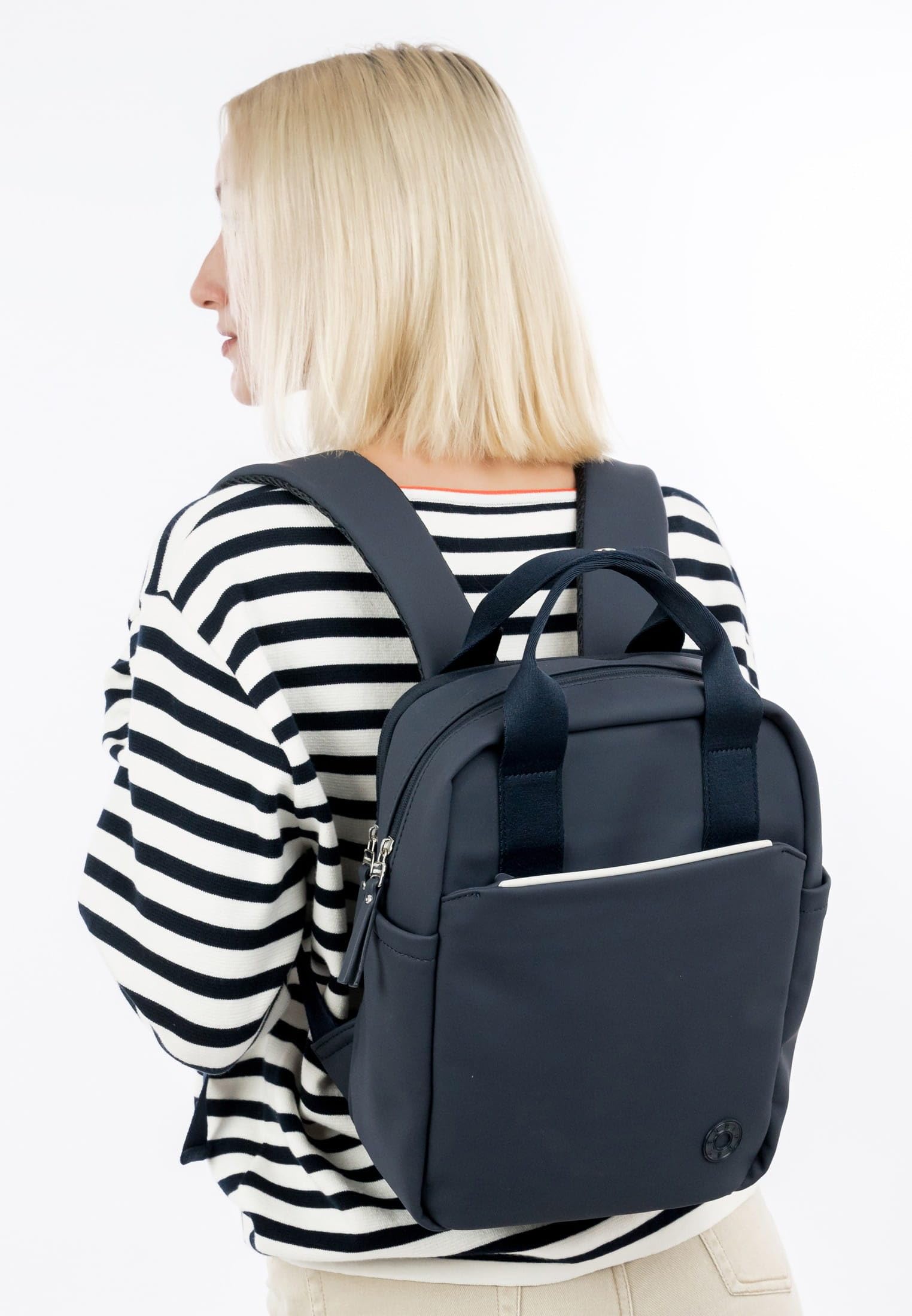 SURI FREY Besty Rucksack Blau mit Laptopfach